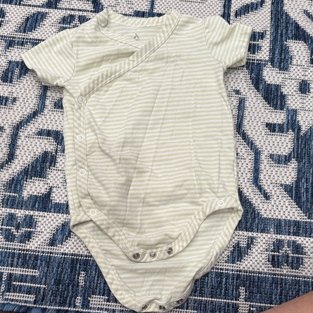 Amazon Cream Striped Kids Bodysuit